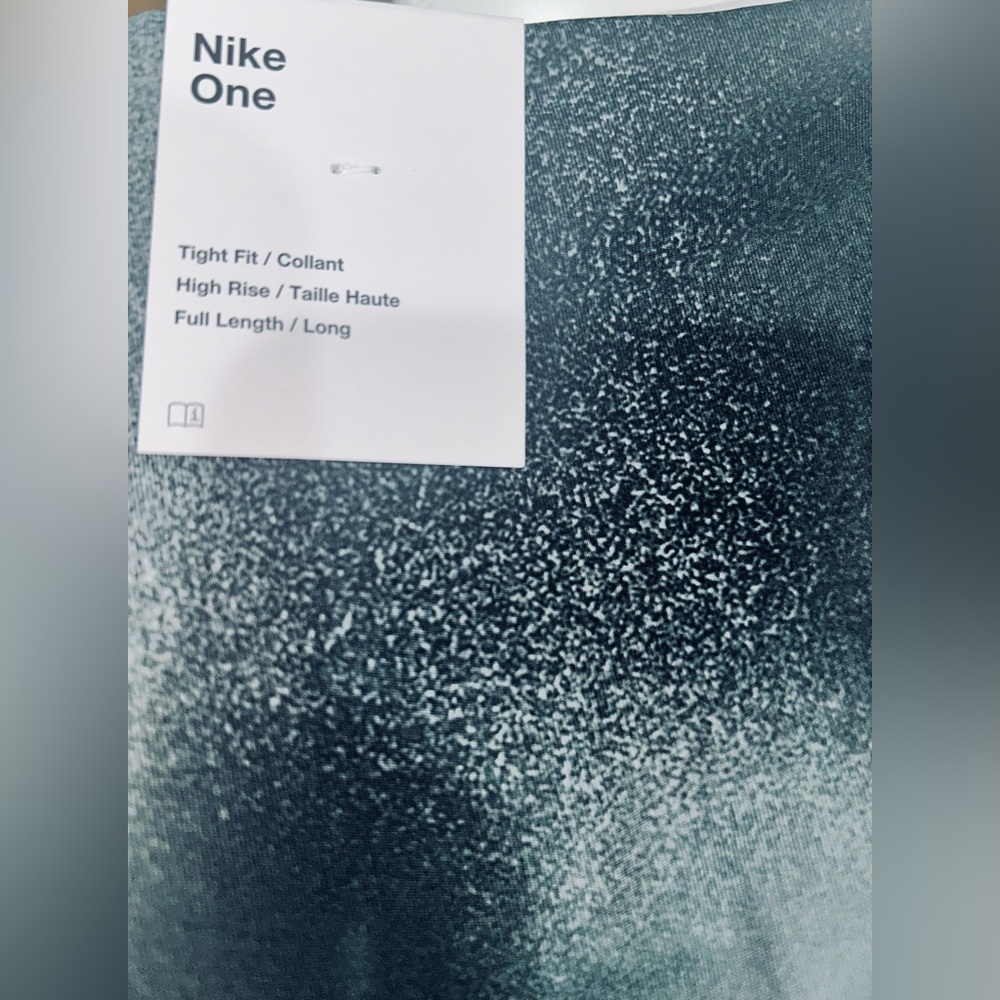 Nike NWT SZ S/M/L/XL Dri-Fit full length, high rise leggings in shades of green - Picture 8 of 8